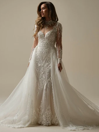 Maggie Sottero 25MZ266A11 #0 IVORY SILVER ACCENT OVER SOFT NUDE Ivory Silver Accent thumbnail