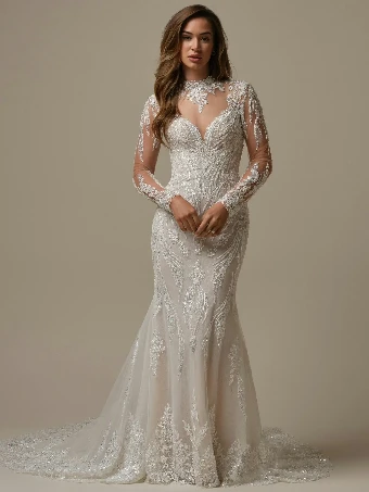 Maggie Sottero 25MZ266A11 #1 IVORY SILVER ACCENT OVER SOFT NUDE Ivory Silver Accent thumbnail