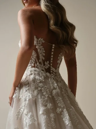 Maggie Sottero 25SW365A01 #1 IVORY SILVER ACCENT OVER NUDE Ivory Silver Accent thumbnail