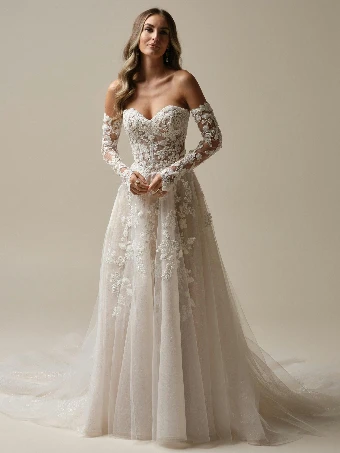 Maggie Sottero 25SW365B02 #0 Ivory Silver Accent thumbnail