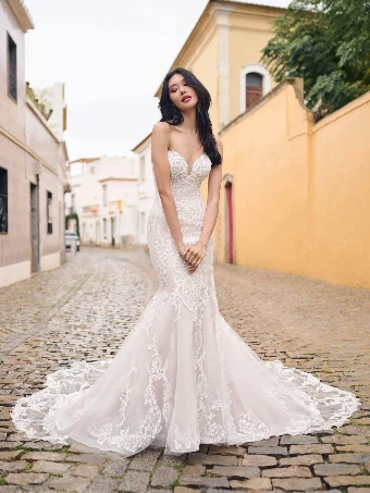Maggie Sottero FREDERIQUE ROYALE #0 Ivory over Misty Mauve thumbnail